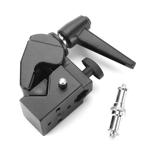 PHOCUS Multi-Function Super Clamp with Standard Stud for Photography Studio Video Camera Lighting