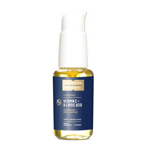 Quicksilver Scientific Vitamin C + R Lipoic Acid - Liposomal Vitamin C with RLA - Antioxidant, Detox & Immune Support Supplement - with Superior Absorption (50 ml)