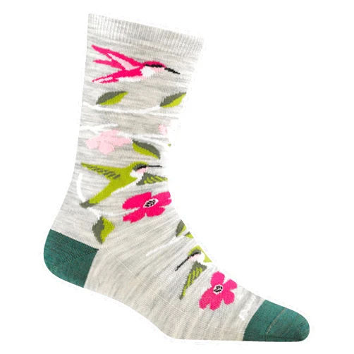 Darn Tough Vermont Birds of a Feather Crew Lightweight Women's Socks - Soft Merino Wool Socks for Women, Style 6121