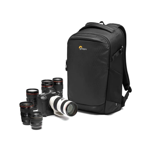 Lowepro Flipside BP 400 AW III Mirrorless and DSLR Camera Backpack - Black - with Rear Access - with Side Access - with Adjustable Dividers - for Mirrorless Like Sony α7 - LP37352-PWW