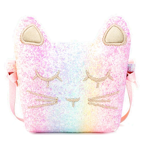 mibasies Kids Cat Purse for Little Girls Toddlers Wallet Crossbody Bag 2 Year Old Girl Gifts