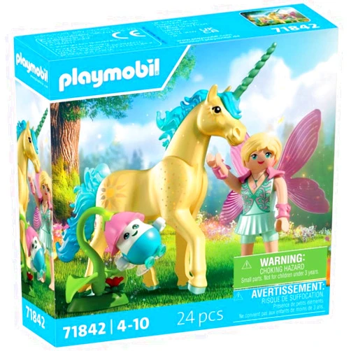 Playmobil Collectible Unicorn: Sunshine Blossom with Fairy