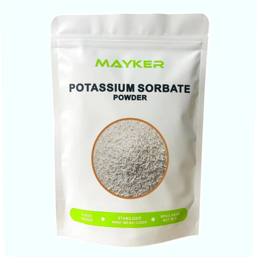 MAYKER Potassium Sorbate 2.82oz (80g), Food Grade | Potassium Sorbate for Wine Making | for Mead, Cider, Jams, Gummies