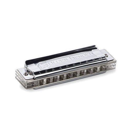 Hohner Accordions Hohner Harmonica Blues Bender Harmonica, Key of E, Stainless steel (M586BX-E)