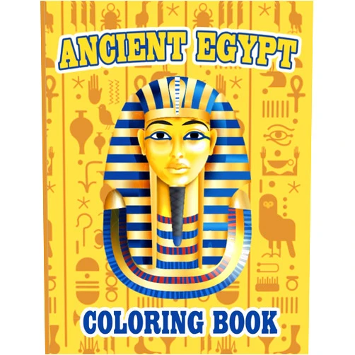 Mr. Fodor Cristian Catalin Ancient Egypt Coloring Book: Egyptian Designs Coloring Book for Adults and Kids