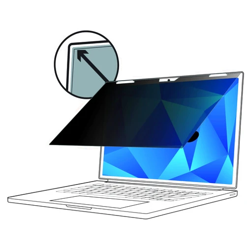 3M Touch Privacy Filter for 13in Full Screen Laptop with Comply Flip Attach, 3:2 (PF130C3E)