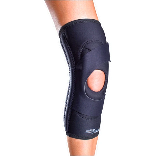DonJoy Lateral J Patella Knee Support Brace with Hinge: Drytex, Left Leg, Large