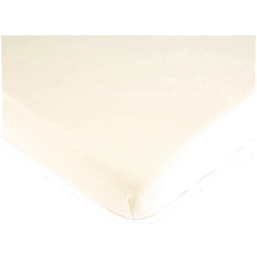 SHEETWORLD.COM SheetWorld Baby Fitted Bassinet Sheet Fits Nuna Mixx 12 x 29 inches, 100% Cotton Jersey Hypoallergenic Sheet, Unisex Boy Girl, Organic Ivory, Made in USA