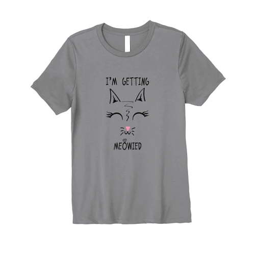 Curated Nirvana Womens I'm Getting Meowied funny bridal shower bachelorette party