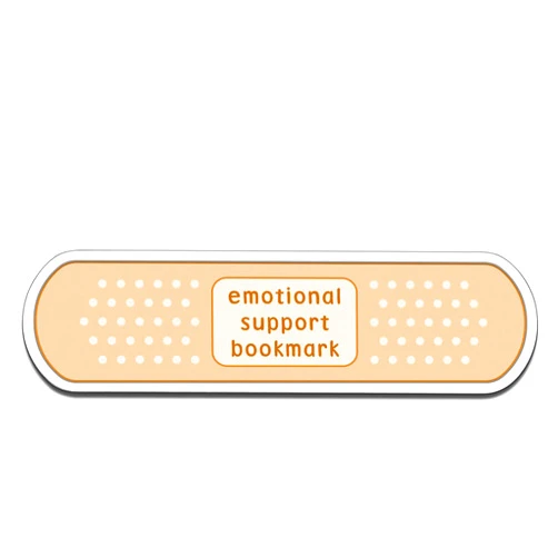 Fleure Esme Emotional Support Bookmarks for Book Lovers Men Women Metal Funny Bookmark for Girls Boys Christmas Stocking Stuffers for Adult Women Inspirational Bookmark Gifts Christian Book Mark for Reader
