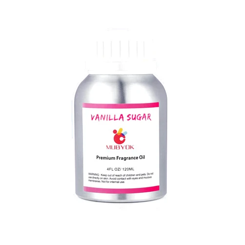 MUBYOK Vanilla Sugar Premium Fragrance Oils for Car Freshie,DIY Candle,Soap and Crafting Making Aroma Bead Supplies - 4 Fl Oz