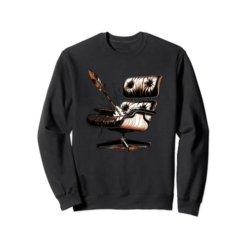 BizzyflyUSA Mid Century Modern Vintage Eames MCM Shopper Hunter Retro Sweatshirt