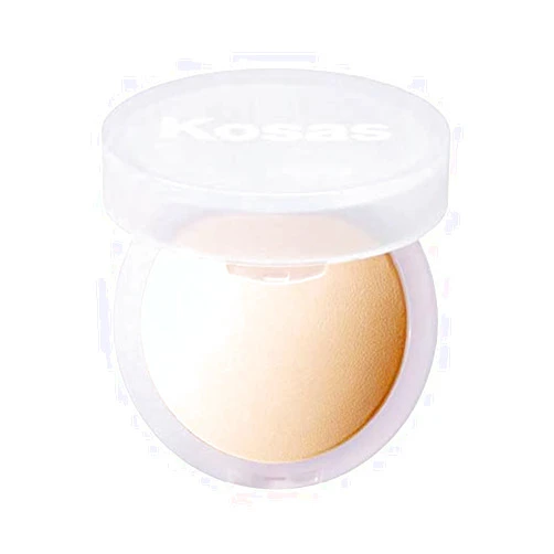 Kosas Cloud Set Face Setting Powder | Smoothing Shine Control, Soft, Sheer Setting Translucent Makeup Finish, Portable & Long-Lasting (Sheer Light)