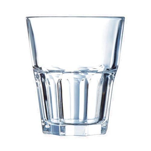 Arcoroc - Granity Collection - 6 Low Tempered Glass Glasses 27 cl Stackable - Professional use - Extremely Resistant - Made in France - Reinforced Packaging for Online Sale