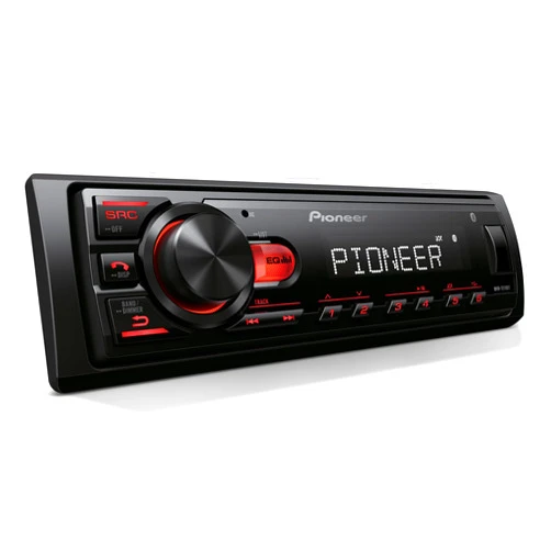 Pioneer MVH-S110BT 1-Din Digital Media Receiver Car Stereo – Bluetooth, USB Input, 50W x 4 Output, AM/FM Radio, iPhone & Android Compatible, Front & SW (Mono) RCA Output