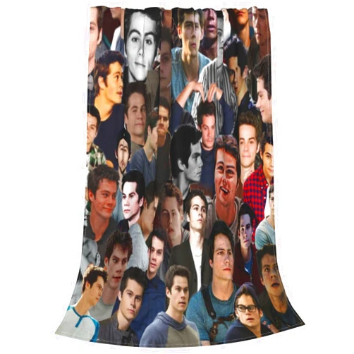 RZCREW Dylan O'Brien Flannel Blanket Ultra Soft Micro Fleece Throw Blankets Merchandise Warm Lightweight Bedding for Sofa Couch Chair All Season 60