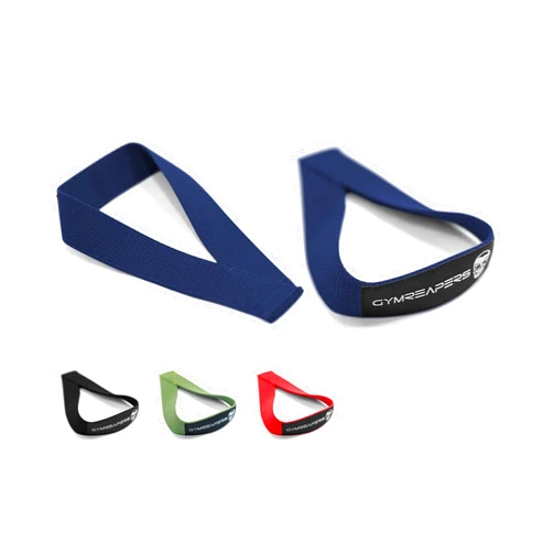 Gymreapers Olympic Lifting Straps for Weightlifting, Snatch, Clean, Powerlifting, Strongman, Deadlifts - Durable Cotton with Reinforced Stitching (Pair)