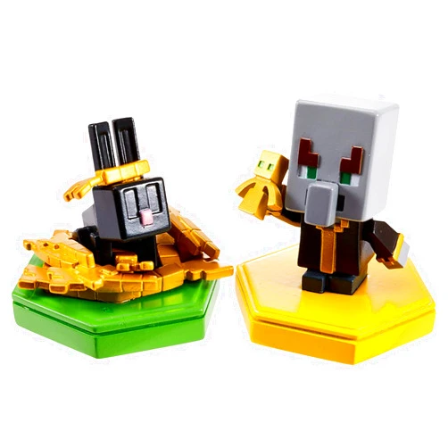 Minecraft Mattel MINECRAFT Earth BOOST MINI FIGURES 2-PACK NFC-Chip Toys, Earth Augmented Reality Mobile Game, Based on Minecraft Video Game, Great for Playing, Trading, and Collecting, Adventure Toy