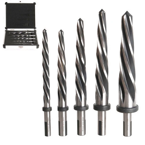 Riyhch 5PCS M2 HSS Taper Chucking Reamer Set 3/8