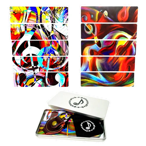 Pick-a-Palooza Guitar Pick Pack Custom Strips For Your Guitar Pick Maker - Great Variety Of Strips For Making Guitar Picks With Any Pick Punch - Music Art