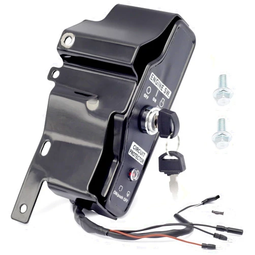 YIYANTO Ignition Switch Box Compatible with Harbor Predator 13HP 420cc Engine 60340 60349 69736, Ignition Switch Control Box Replacement for Equipment with 420cc Motor