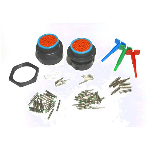 Deutsch HDP20 Bulkhead 29-pin Connector kit, 12-16-20 AWG Solid Contacts (Made in USA)