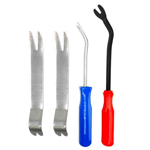 Fpz -RTS 4pcs Fpz-bd 4 pcs car Audio Tools Pry Bar and Scraper Set for Auto Trim, Door Panel, Molding, Dash Audio/Radio, Upholstery Clip and Fastener | Non-Scratch Nylon Fiber Design