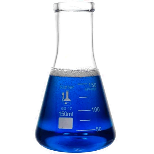 Karter Scientific 150ml Narrow Mouth Erlenmeyer Flask, 3.3 Borosilicate Glass, Karter Scientific 213G27 (Single)