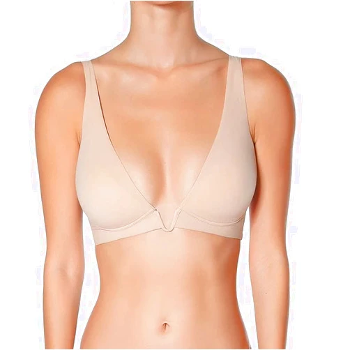 RITRATTI BRAND Womens V-cut Bra, Light Pink, 32B US