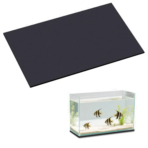 MYRIONT Aquarium Leveling Mat, 21.6 x 13Inch Aquarium Fish Self Leveling Mat for Under Tank, Waterproof Compressible Neoprene Mat, Neoprene Sponge Foam Rubber Sheet Roll Without Adhesive