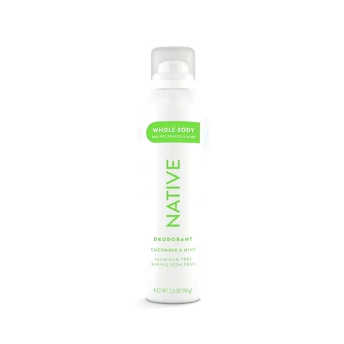 Generic Native Whole Body Deodorant Spray Contains Naturally Derived Ingredients | Deodorant for Men & Women, 72 Hour Odor Protection, Aluminum Free with Coconut Oil and Shea Butter | Cucumber & Mint-1 pk