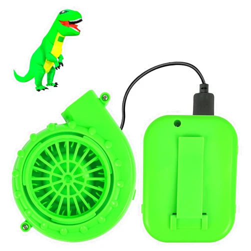 Wittocs Green Costume Fan Mini Blower Fan for Dinosaur Halloween Inflatable Blow Up Costume(Upgraded Version)