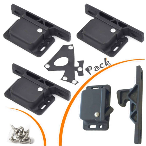 Pickbusters Premium Quality Grabber Catches 10 LB 4 Pack Created for - RV Cabinet Latches - Baby Safety Cabinet Locks - Rv Drawer Latches - Pantry Door - Best Catches for Camper Drawer Latches - Push to Close