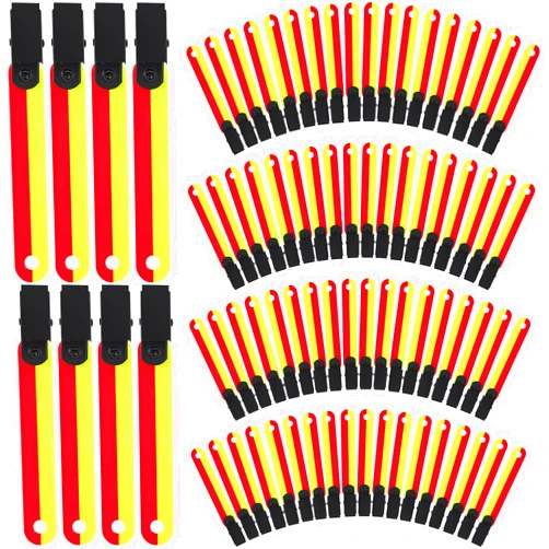 Copkim High Visibility Trail Markers for Tree Reflective Trail Markers Trail Markers with Clips Hunting Reflector Trail Markers for Tree Stand Hunting Outdoor Hiking Hunting Camping
