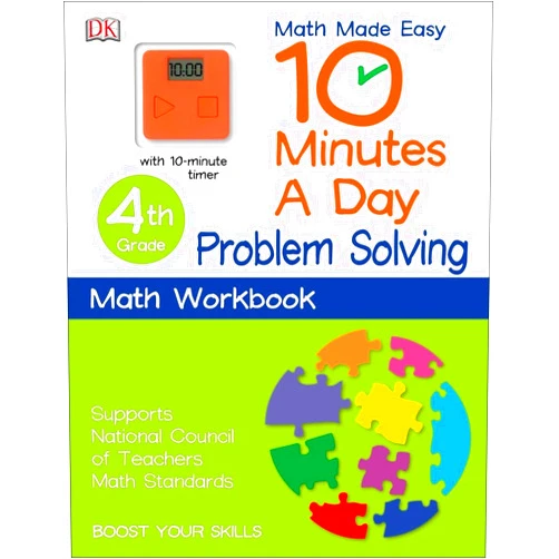 DK 10 Minutes a Day: Problem Solving, Fourth Grade: Supports National Council of Teachers Math Standards