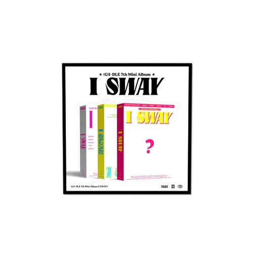 C.U.B.E. Ent (G) I-DLE I SWAY 7th Mini Album (Standard 3 Ver Set + Poster)