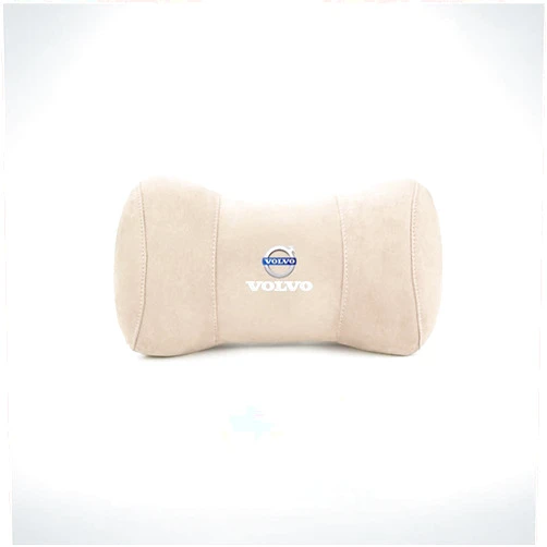 ADAGA 1 Piece for Volvo S60 S90 XC40 XC60 XC90 Car Seat Neck Pillow Car Seat Headrest Protect Neck and Vertebra Breathable Rest Cushion Comfortable Accessories,Beige