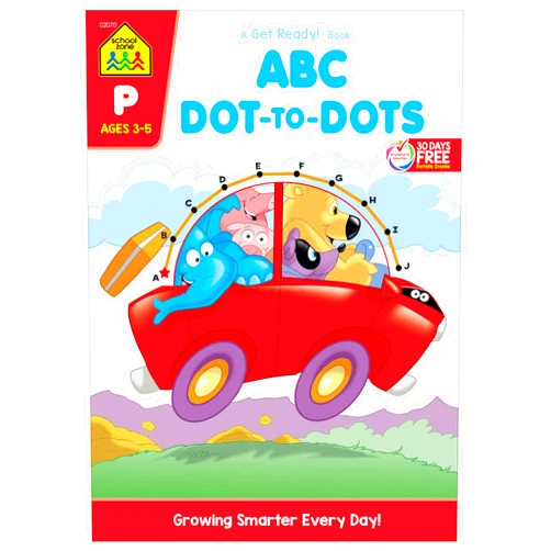 By School Zone (Author), Joan Hoffman (Author), Jennifer Neumann (Editor), Robin Boyer (Illustrator) & 1 more School Zone ABC Dot-to-Dots Workbook: 32 Pages, Preschool, Kindergarten, Learning Activities, Connect the Dots, Alphabet, ABC's, 123, Counting, Letter Puzzles, Ages 3-5 (Get Ready! Book Series)