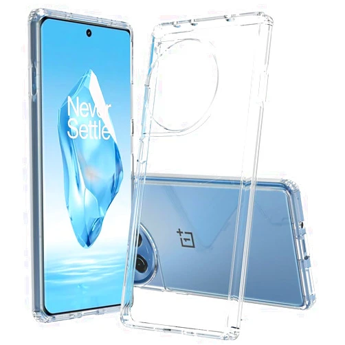 Sucnakp for Oneplus 12R 5G Case Premium Clear Back Panel + TPU Bumper Cover for Oneplus Ace 3 5G（YKL Clear）