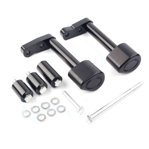GZYF Motorcycle Fairing Frame Slider Anti Crash Falling Protector for Kawasaki Z250 / Z300 2013-2016, Black