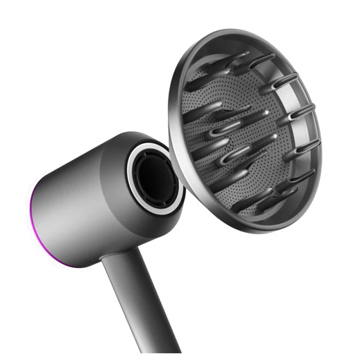 RONGJU Hair Diffuser Attachment for Dyson Supersonic Hair Dryer HD01 HD02 HD03 HD04 HD08 HD15 Tools Accessaries Parts, Upgraded Magne-tic Diffuser Attachment for dyson diffuser attachment, Black