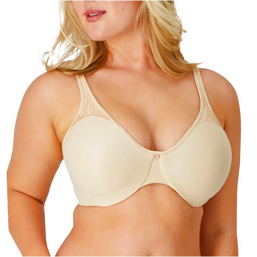 Bali Women's Minimizer Bra, Passion for Comfort Full-Coverage Underwire Bra, Seamless Cups