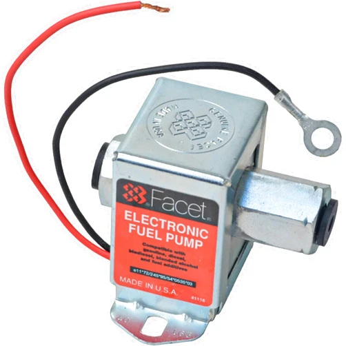 Facet-Purolator Solid State Fuel Pump 12V, 1.5-2.5Psi, 12
