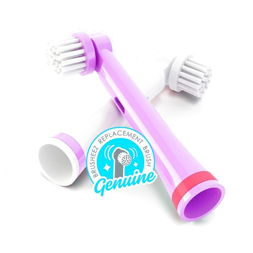 Brusheez Electronic Toothbrush Replacement Brush Heads 2 Pack (Sparkle The Unicorn)