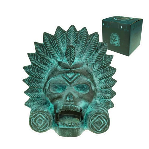 OcarinaWind “OW” Aztec Death Whistle - Produces Loud Human-like Screams at high Decibels, 125+ Decibels Loud, Collectible Ancient Bronze Design,Christmas Gift Idea