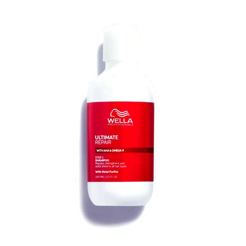Wella Professionals ULTIMATE REPAIR Shampoo for Damaged Hair | Repairs, Strengthens, & Moisturizes with AHA & Omega-9 | For All Hair Types