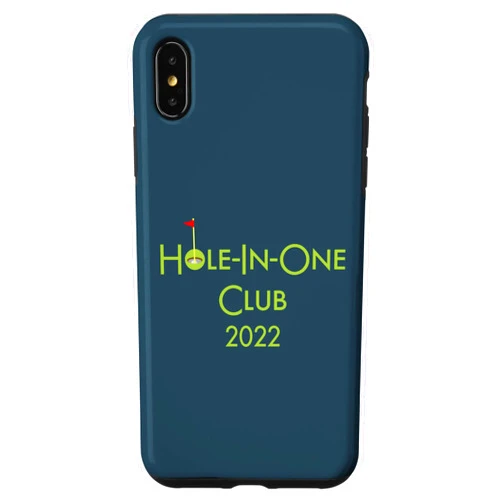 Funny Novelty Golf Gifts 3DFX iPhone XS Max Hole In One Club 2022 Golfing Design For Golfer Golf Player Case