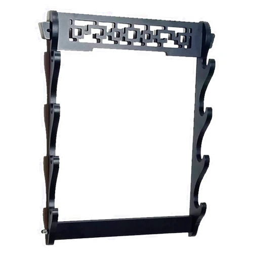 Yyuoqafn Lieber Lighting Display Stand Sword Stand Wall Mount Samurai Sword Katana Wakizashi Display Holder Stand Bracket Hanger Sword Stand (Size : 4 Tier) (Multi Colored)
