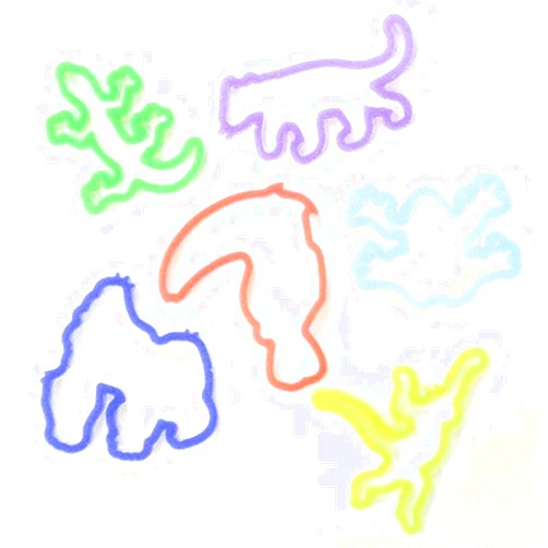 Silly Bandz Rainforest - 24 Pack