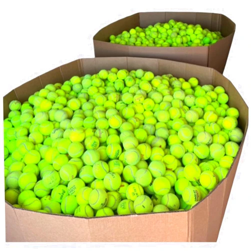 Fuzz n Wags 100 Used Tennis Balls for Dogs - Support USA Tennis Ball Recycling NonProfit: Bulk Tennis Balls for Dogs, Tennis Balls for Dogs Bulk, Dog Tennis Balls Bulk, Tennis Balls Bulk for Dogs (100 Balls)